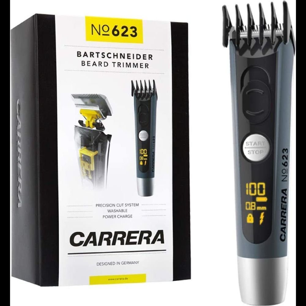 Carrera® Haar- und Bartschneider Akku Bartschneider Haarschneider Trimmer 4-14mm Aufsatz Li-Ion