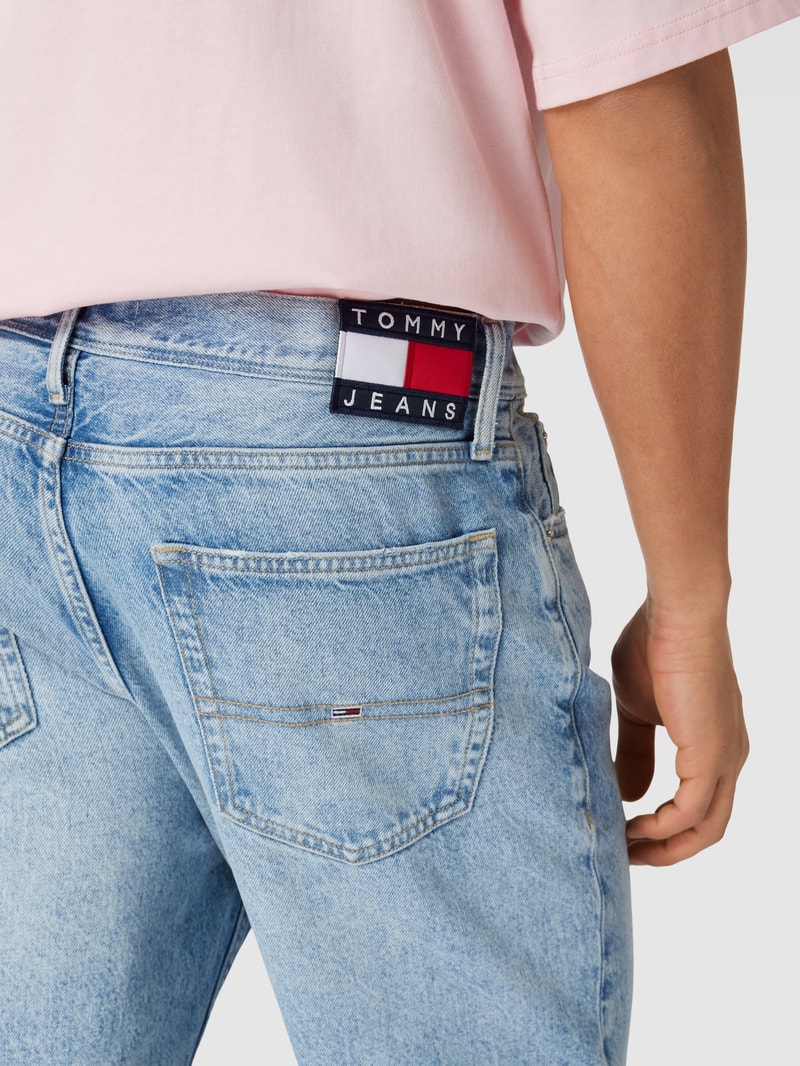 Straight Fit Jeans aus Baumwolle Modell 'ETHAN' in jeans