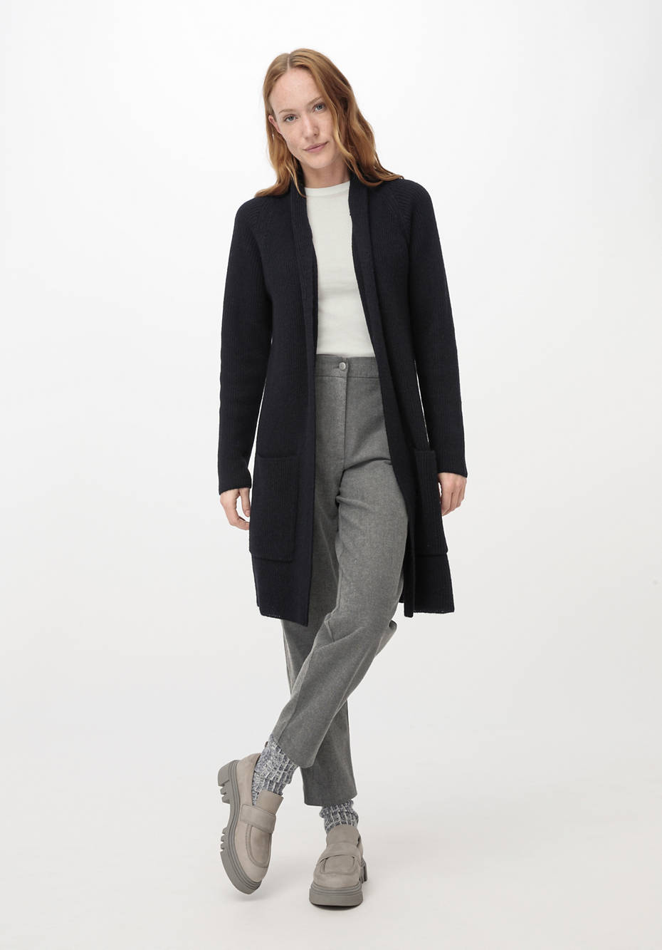 Strickjacke aus reinem Baby-Alpaka
