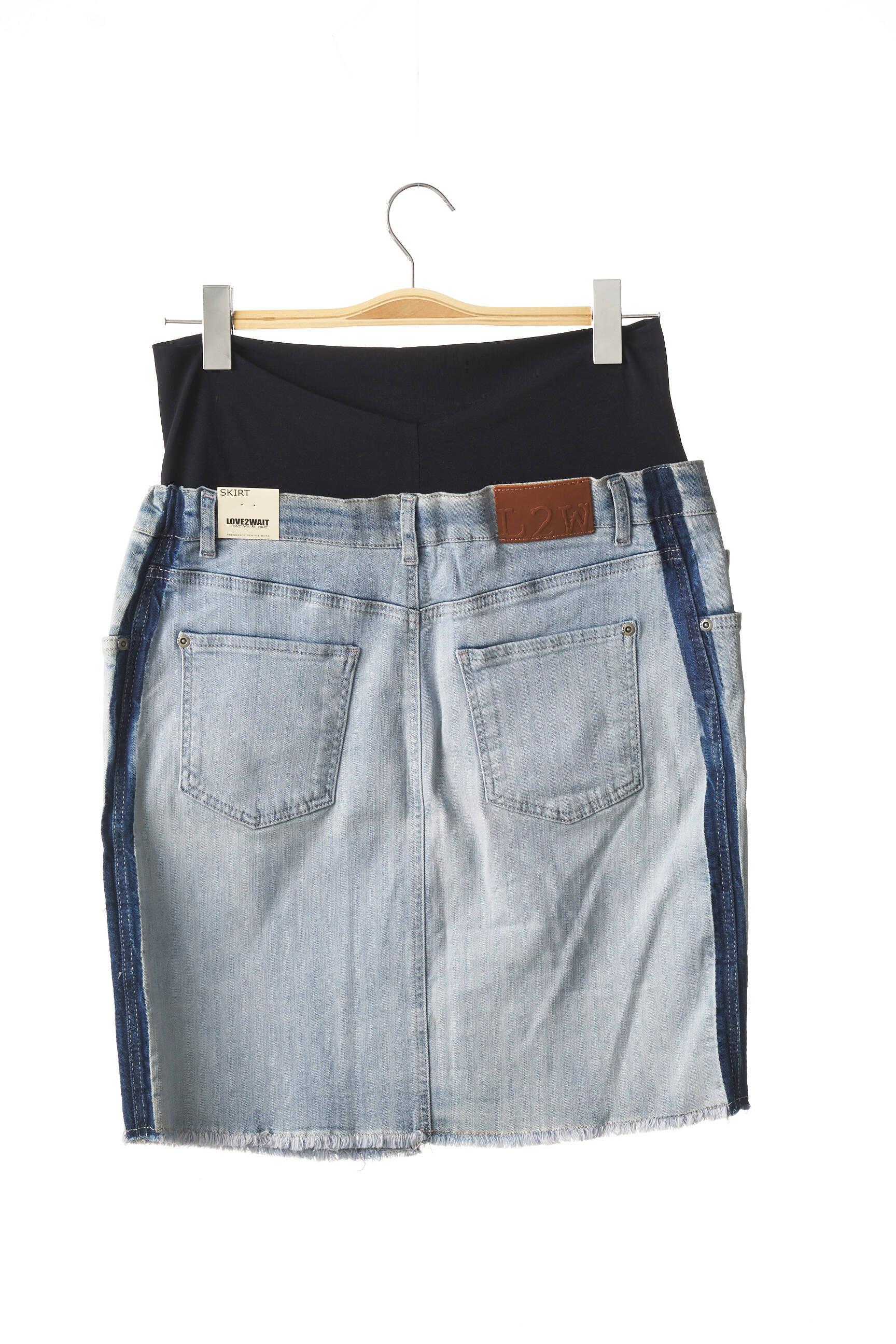 Love2wait Jupes Maternite Femme couleur bleu