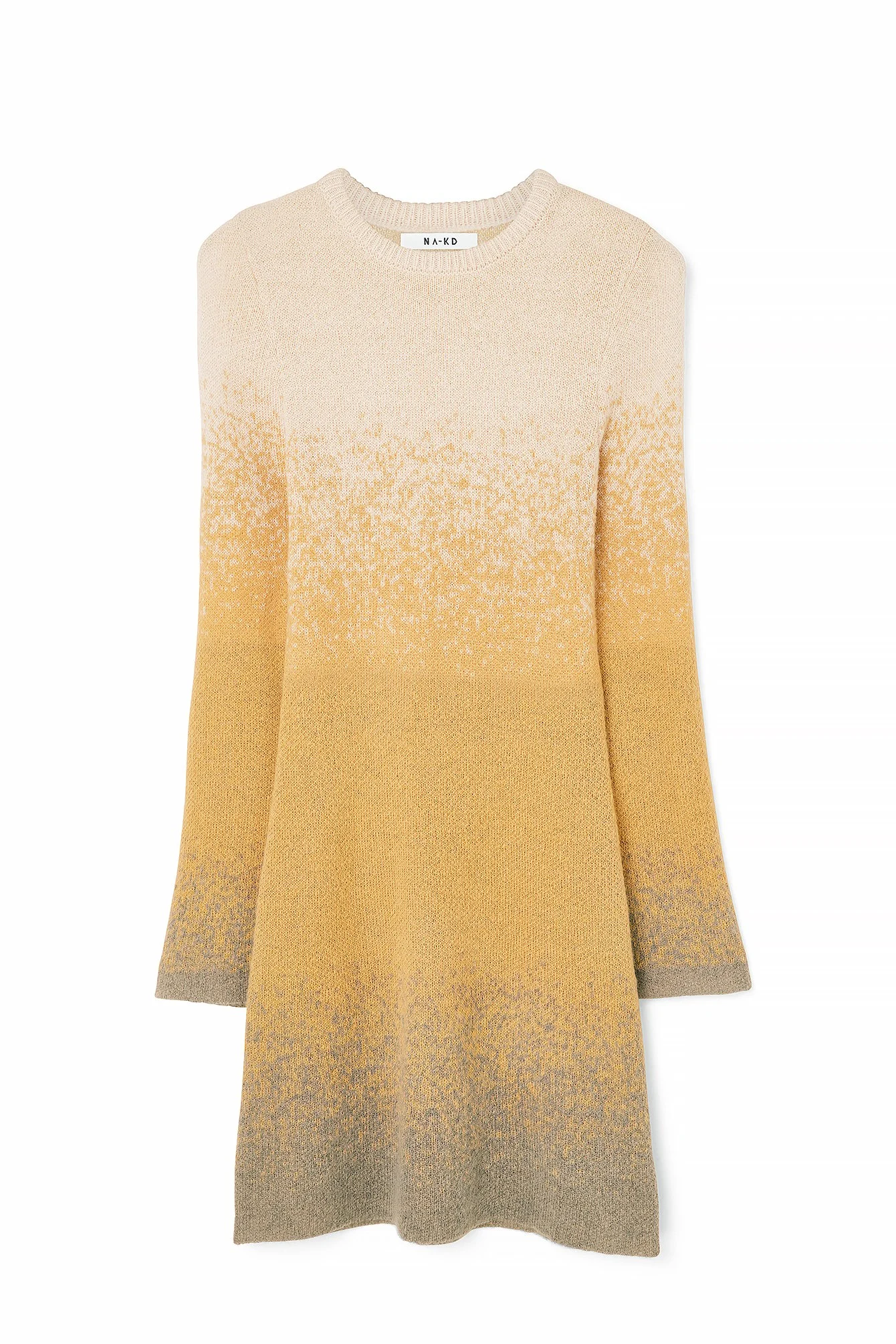 Knitted Ombre Mini Dress