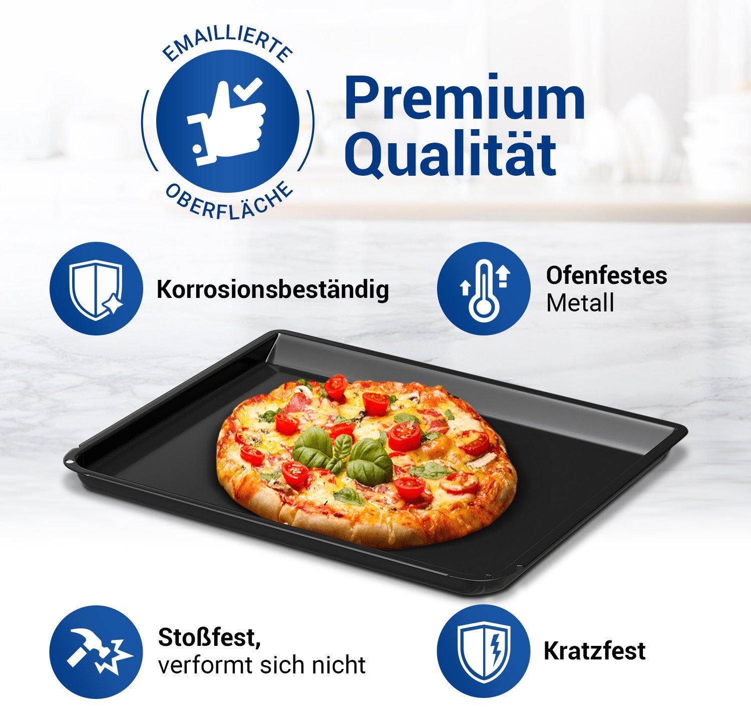 NEFF Backblech Fettpfanne 00434038 für Backofen, 456x370x23mm