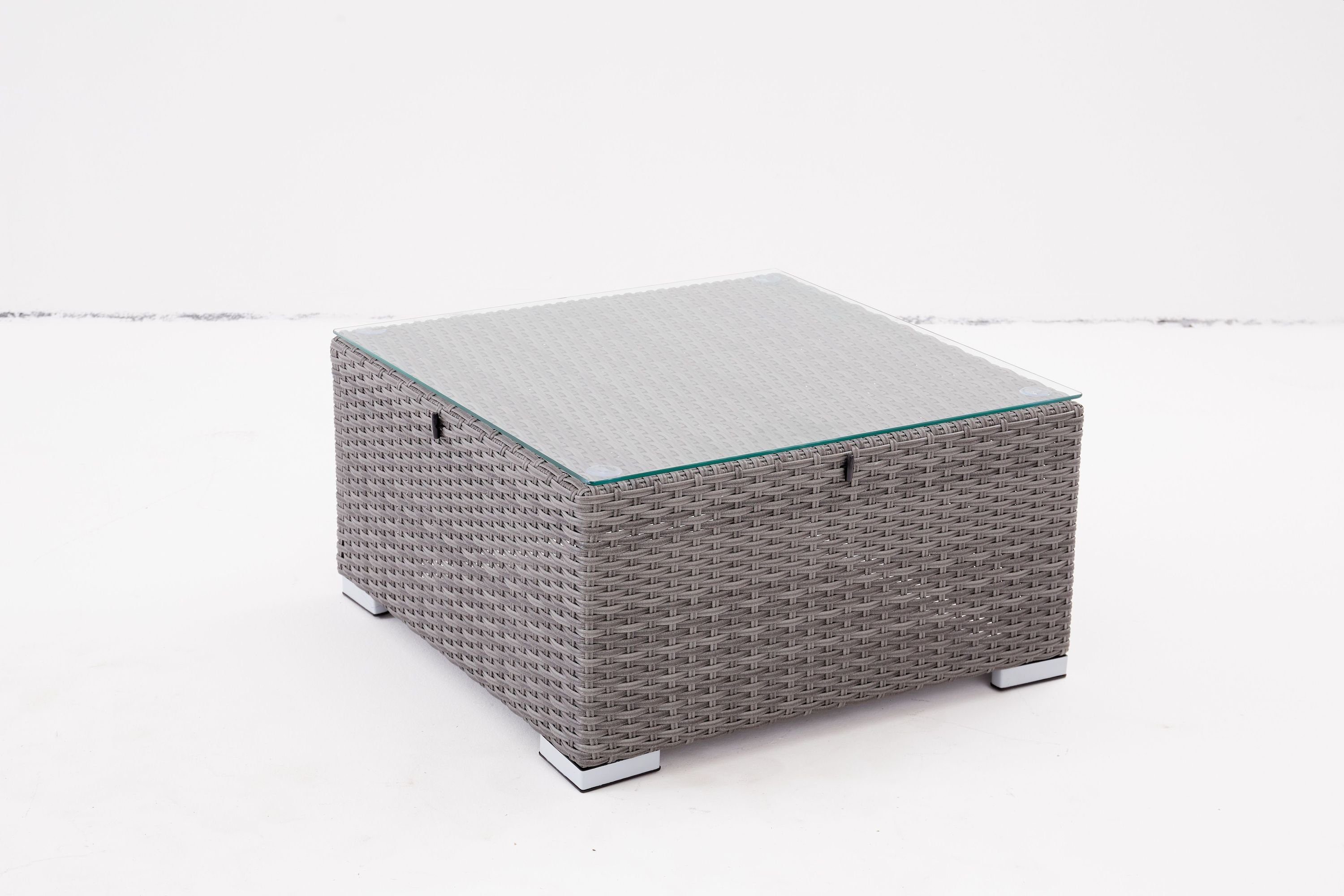 Outdoor Gartenlounge-Hocker Lounge-Hocker, Lounge-Hocker Outdoor (BHT 66x44x66 cm) BHT 66x44x66 cm