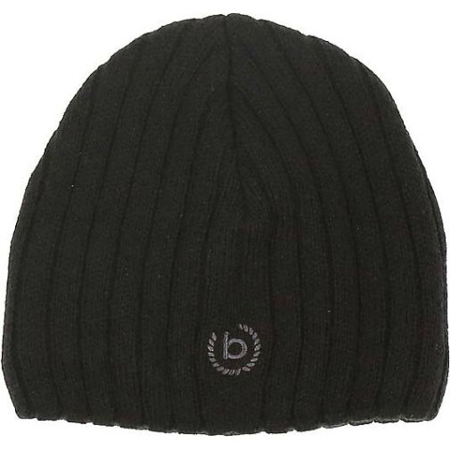 bugatti Gerippte Strickmütze mit gesticktem bugatti-Logo