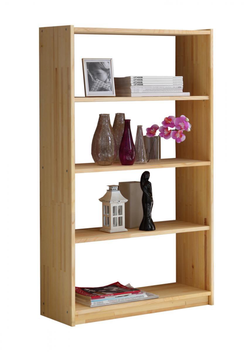 Ticaa Standregal Fichte massiv Natur 136cm hoch