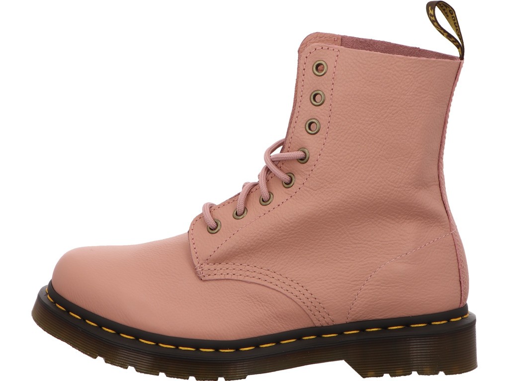 DR. MARTENS Stiefeletten rose Schnürstiefel Boots Damen Orange 1460 Pa