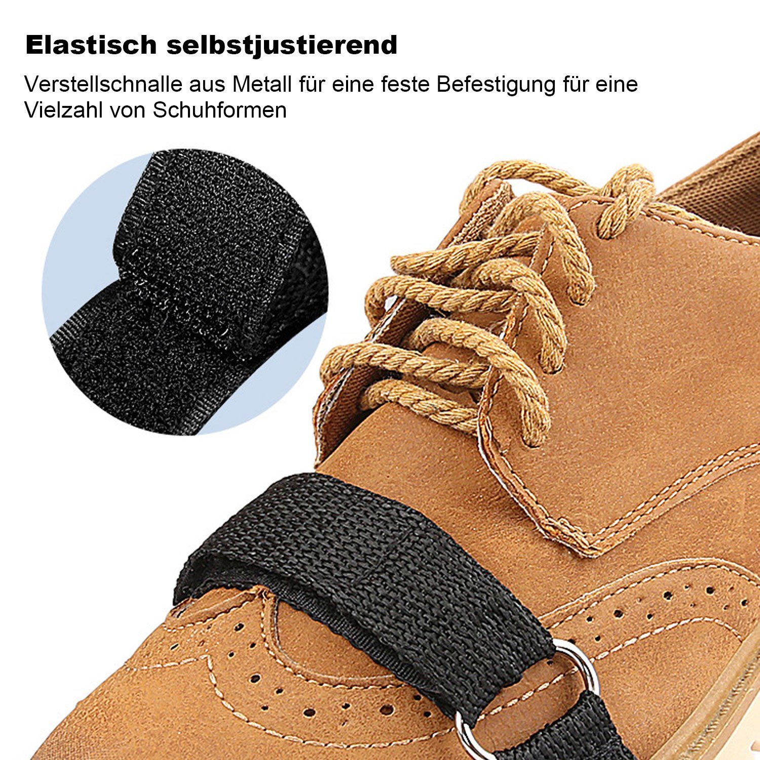 TOPMELON Steigeisen 2paar Schuhspikes Schuhkrallen Silikon Anti-Rutsch-Spikes