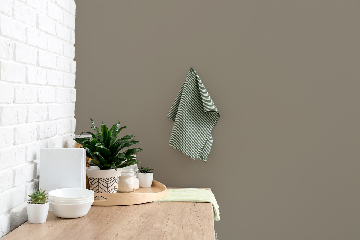 AS Creation A.S. Création - Wandfarbe Taupe 