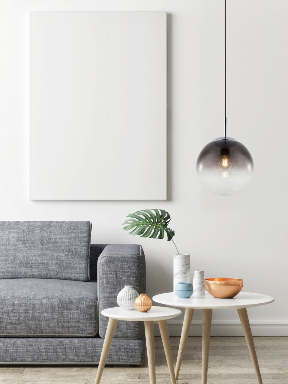 Globo Lighting - VARUS - Hängeleuchte Metall verchromt, 1x E27