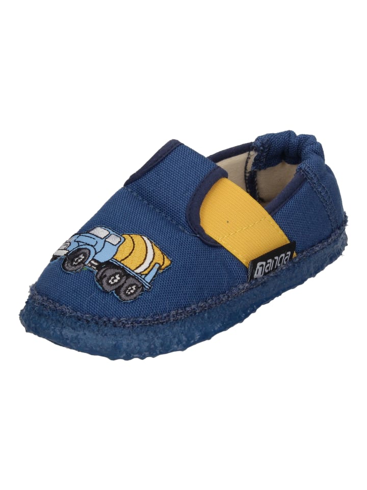 NANGA Hausschuhe Bob in blau günstig kaufen