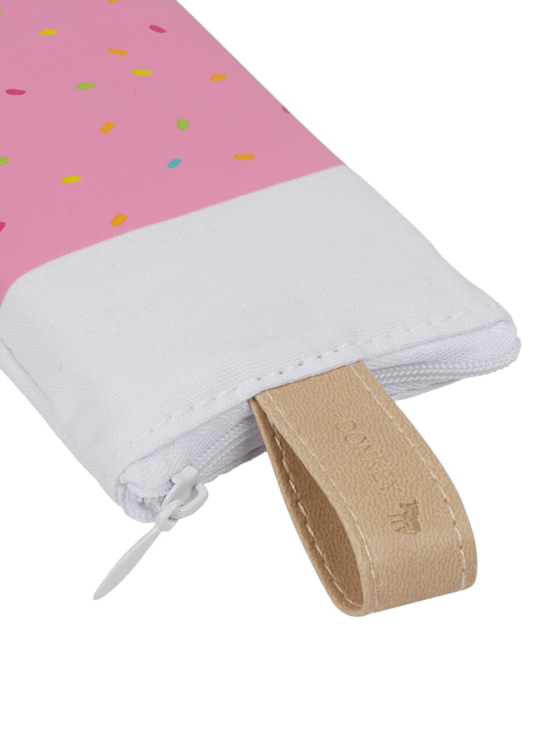 Unisex Federmäppchen in Eis-Form Modell 'Strawberry Sprinkle' in rosa
