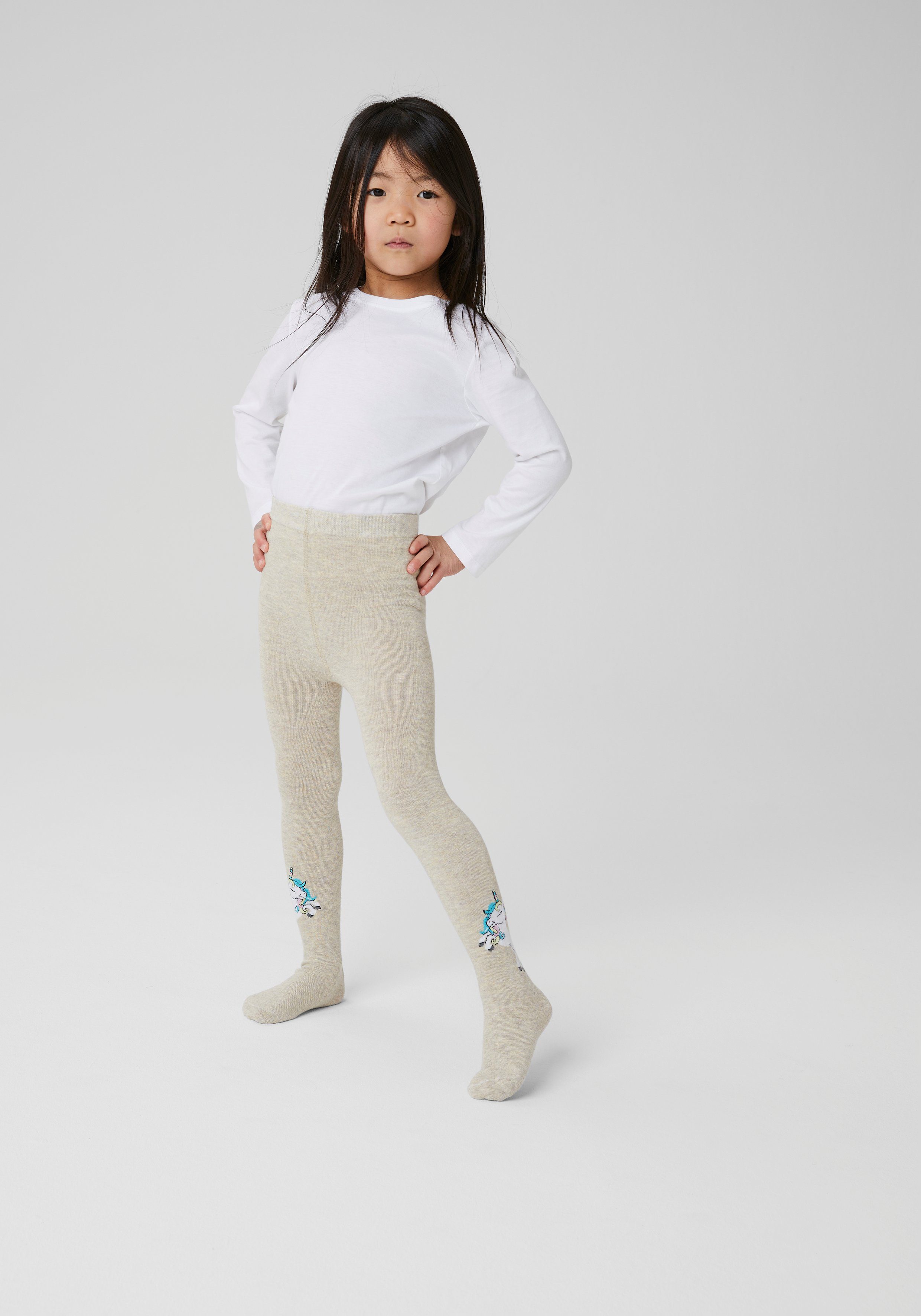 H.I.S Strickstrumpfhose (Packung 3 St) mit Einhorn Motiven