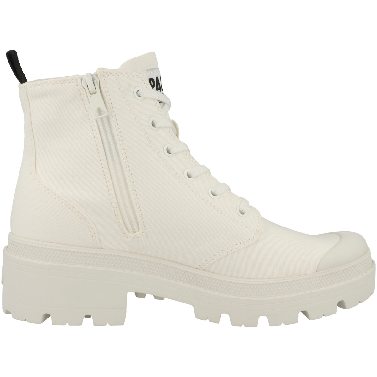 Palladium Pallabase Twill Schnürboots weiss