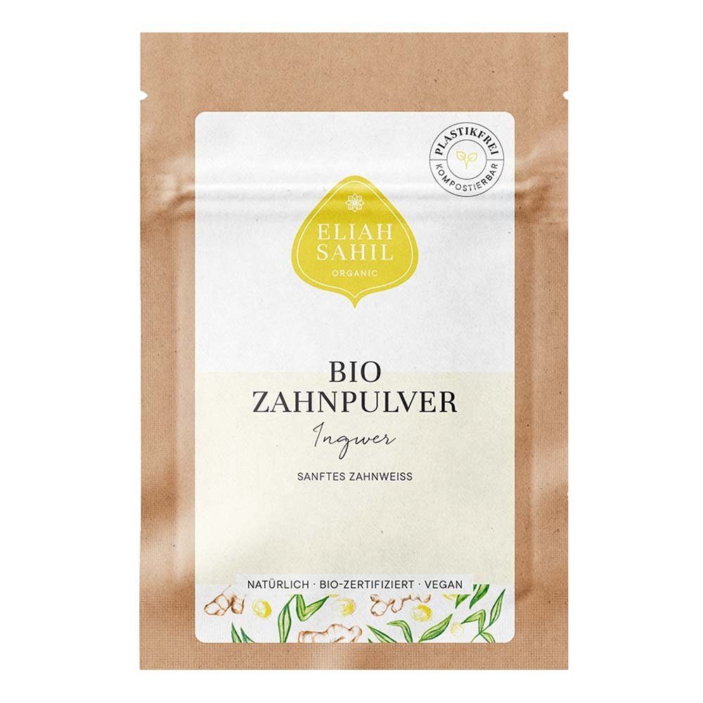 Eliah Sahil Zahnpasta Zahnpulver - Ingwer Kleingröße 5g