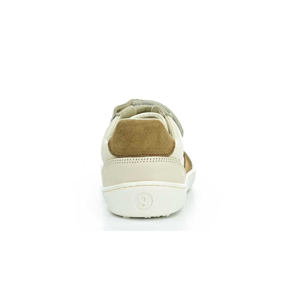 Shapen RE:WIND Mini Beige Leather Barfußsneakers