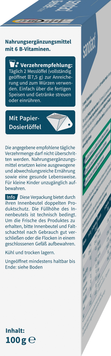 Bierhefe Flocken, 100 g