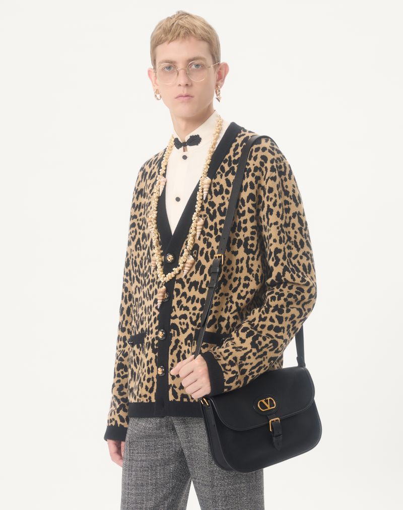 Bolsa de ombro Valentino Garavani Antibes em couro de bezerro