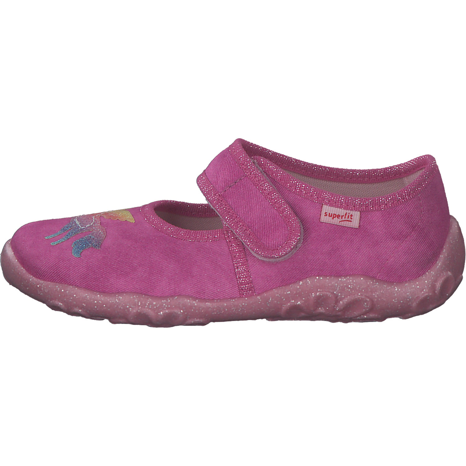 Superfit BONNY 00281, Hausschuhe, Kinder, Rosa (Einhorn)