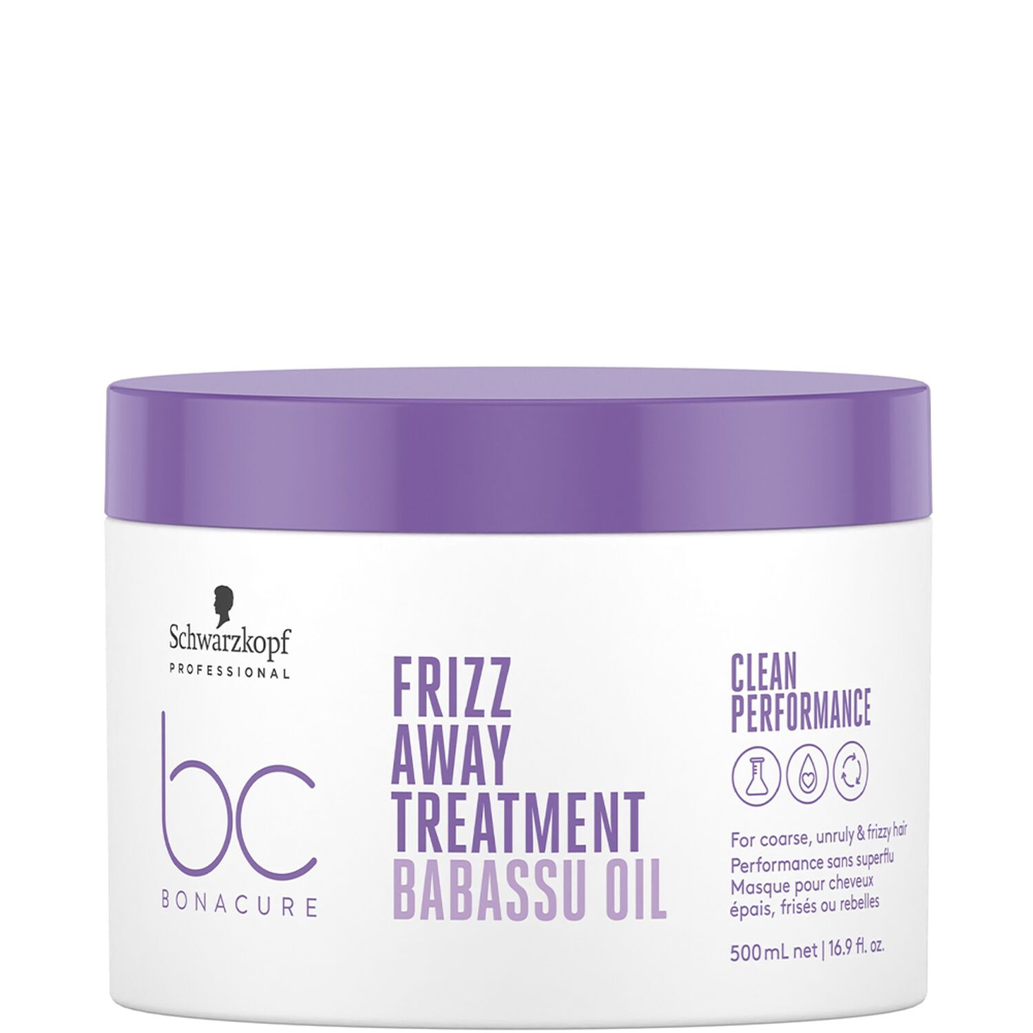 Schwarzkopf Professional BC Bonacure Frizz Away Masque anti-frisottis cheveux rebelles, épais et frisés