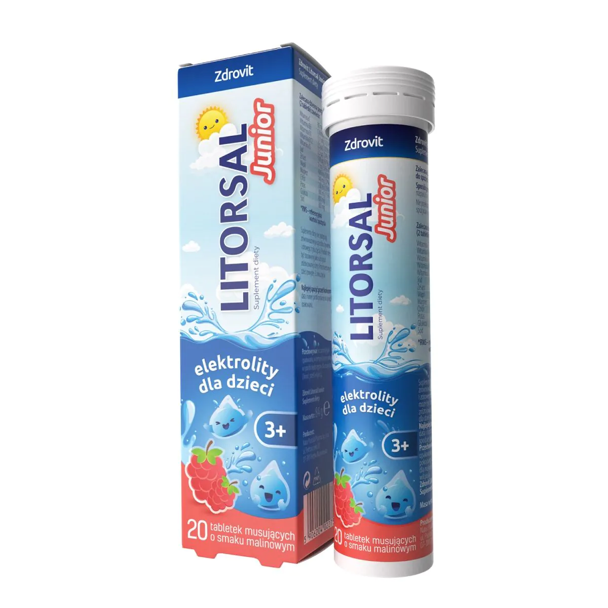 Zdrovit Litorsal Junior putojančios tabletės, 20 vnt.