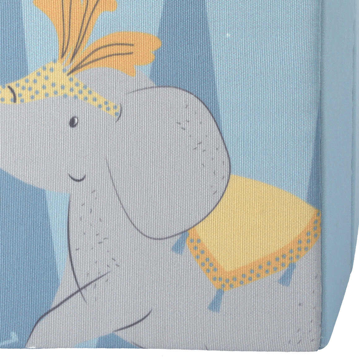 Kleine Aufbewahrungsbox mit Zirkus-Motiv