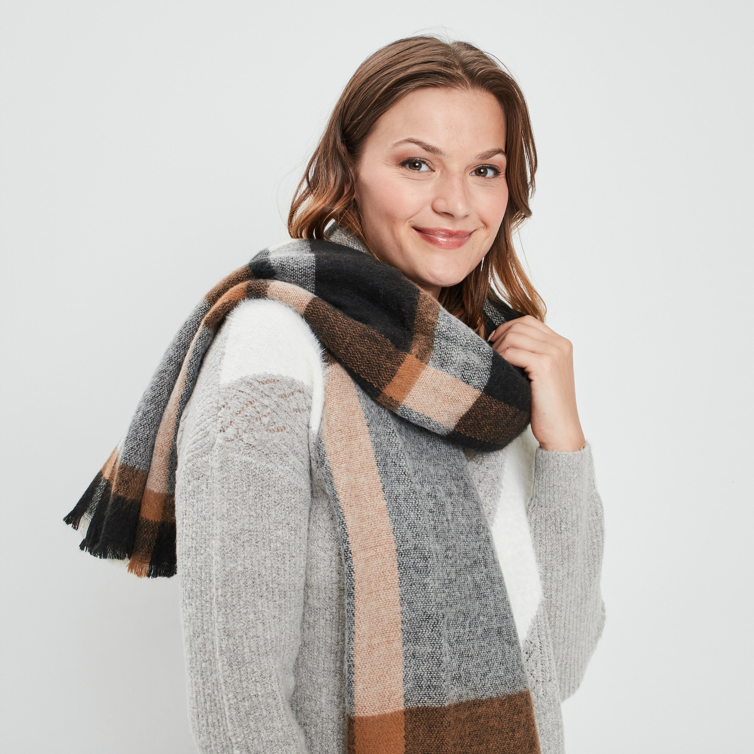 Écharpe multicolore femme | La Halle