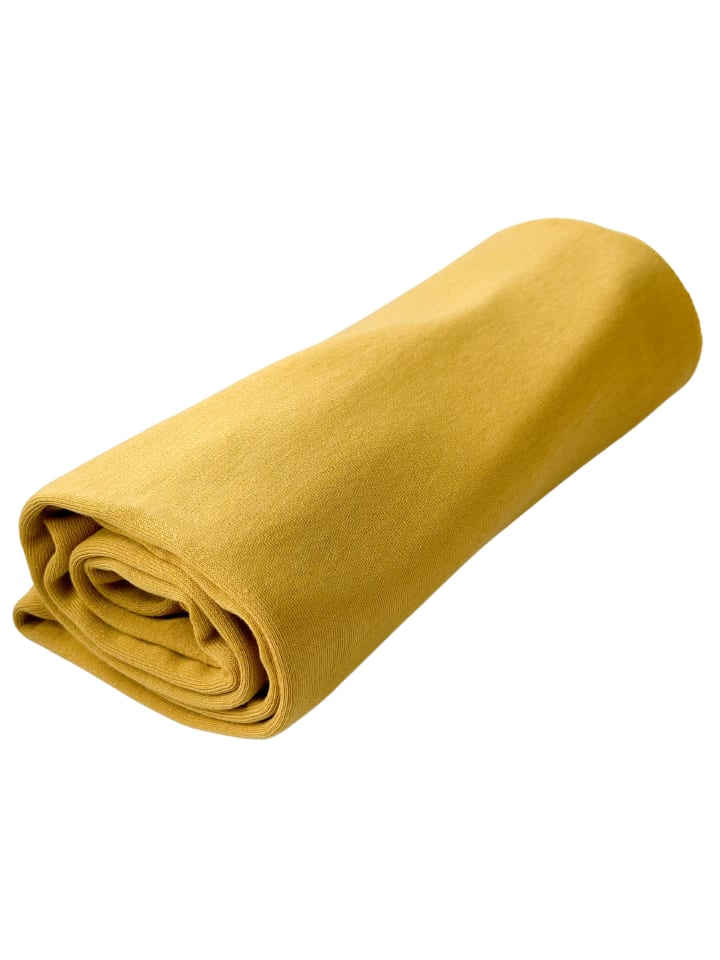 Hoppediz Babydecke Pucktuch in curry günstig kaufen 90 x 90 cm