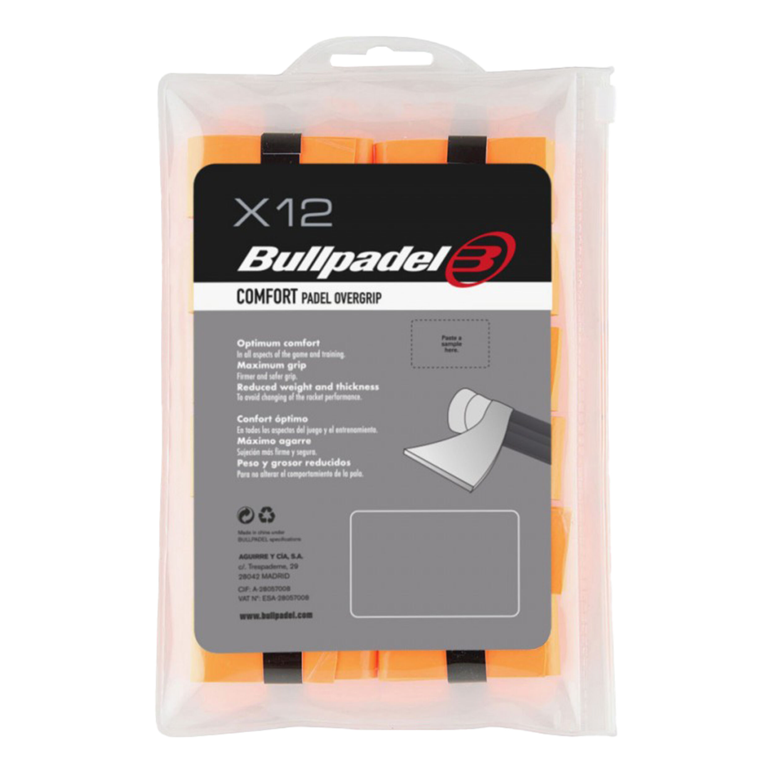 GB-1600 PACK 12 COMFORT - Neonorange