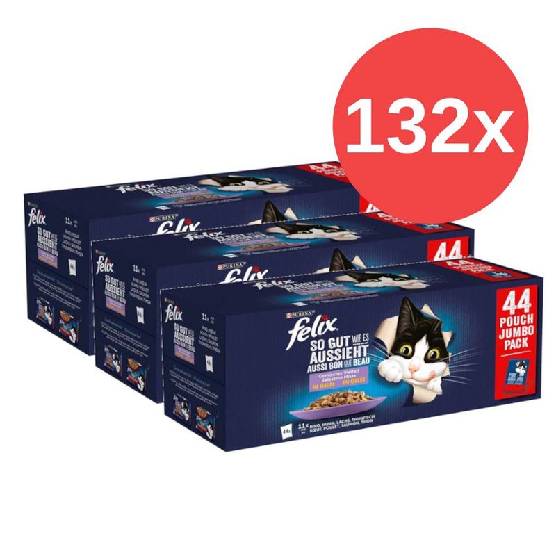 Sparpaket Felix ''So gut wie es aussieht'' 132 x 85 g | bitiba %