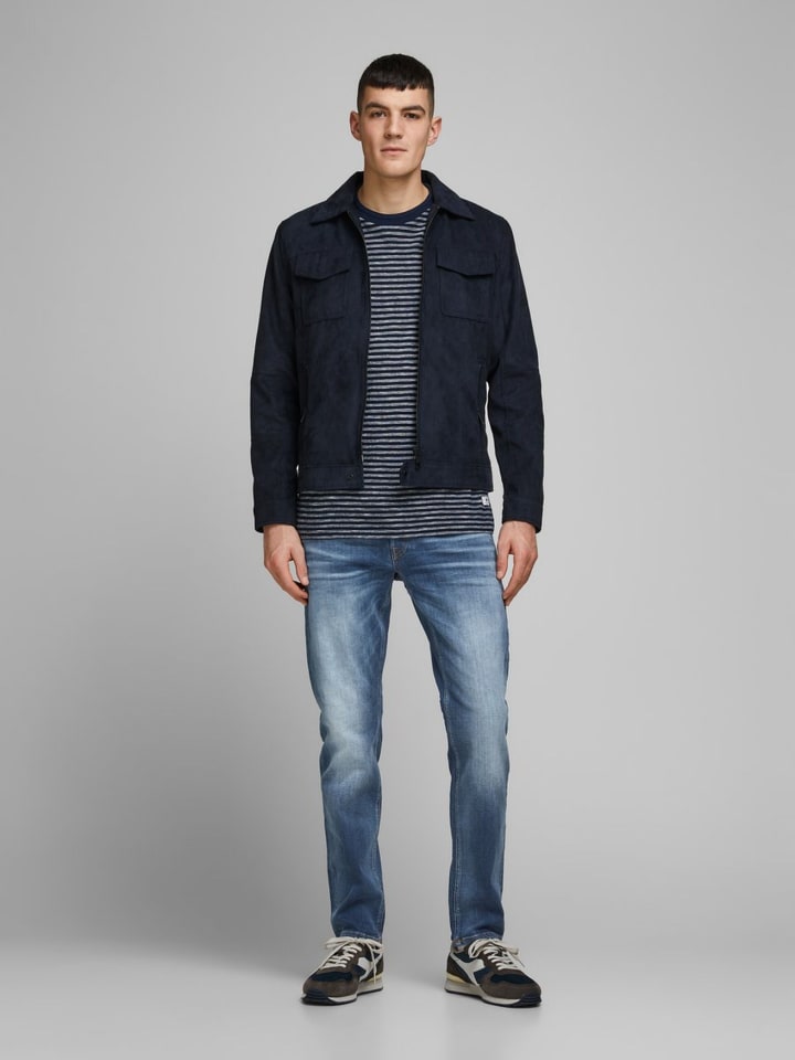 Jack & Jones Comfort Fit Jeans MIKE ORIGINAL JOS Mid Waist Reg Basic in Blau günstig kaufen