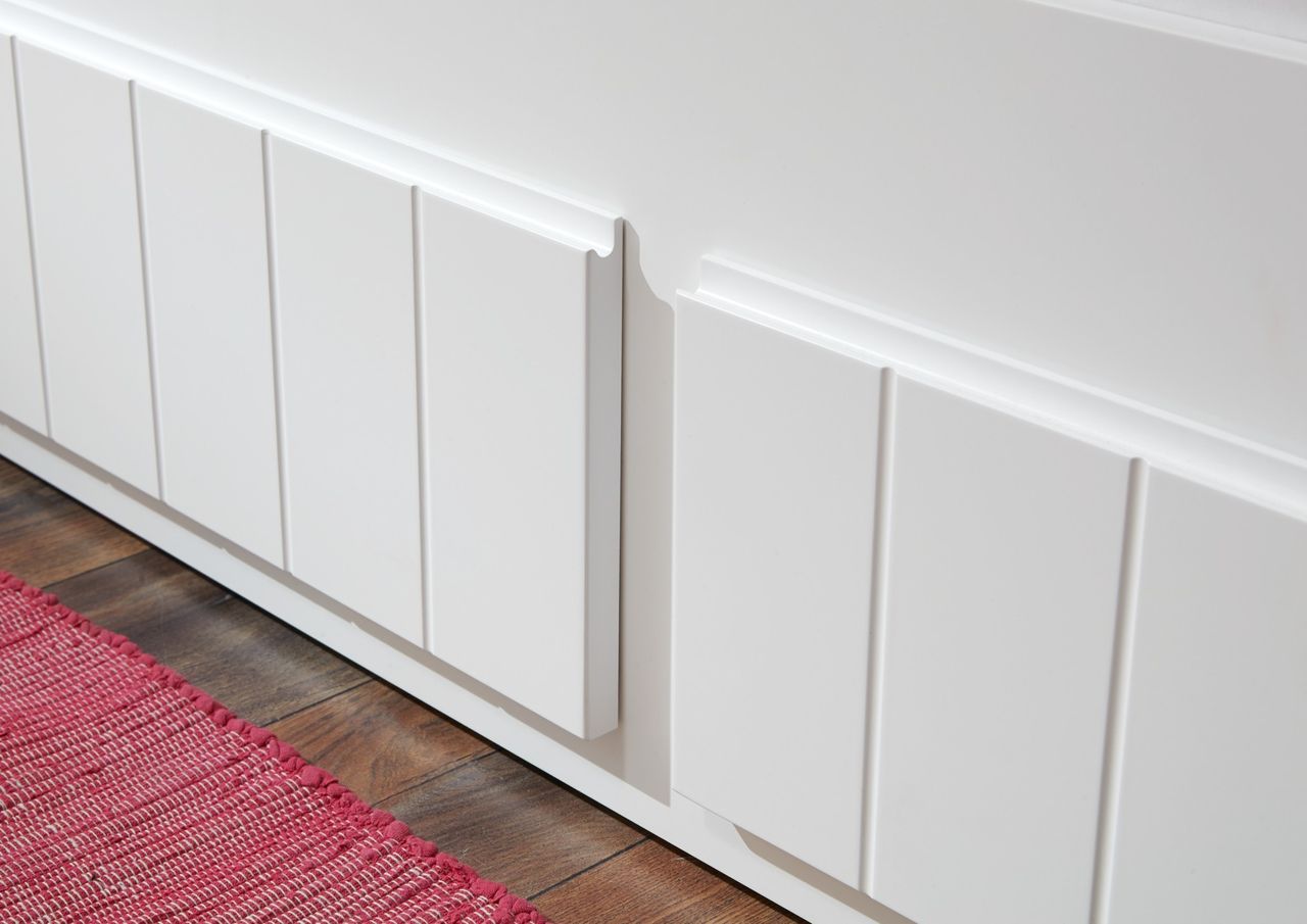 Relita Funktionsbett Timmi 90/180 x 200 cm Liegefläche u. 2 Schubladen Ausf. Weiß
