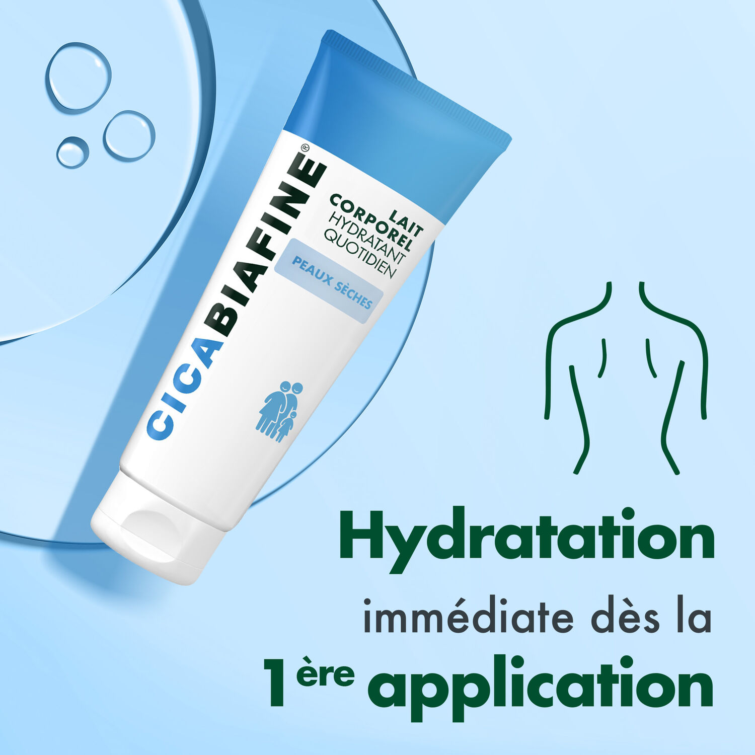 Cicabiafine Lait corporel CICABIAFINE® Lait corporel hydratant quotidien