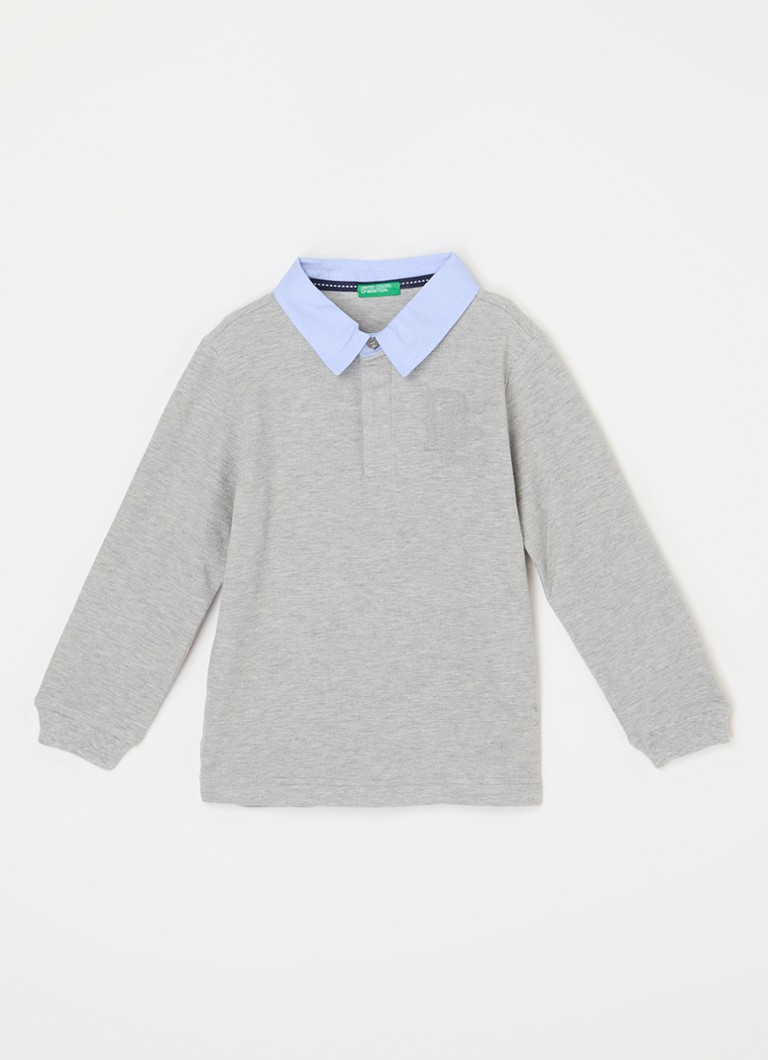 Benetton Polo od piqué pamuka sa vezom logotipa