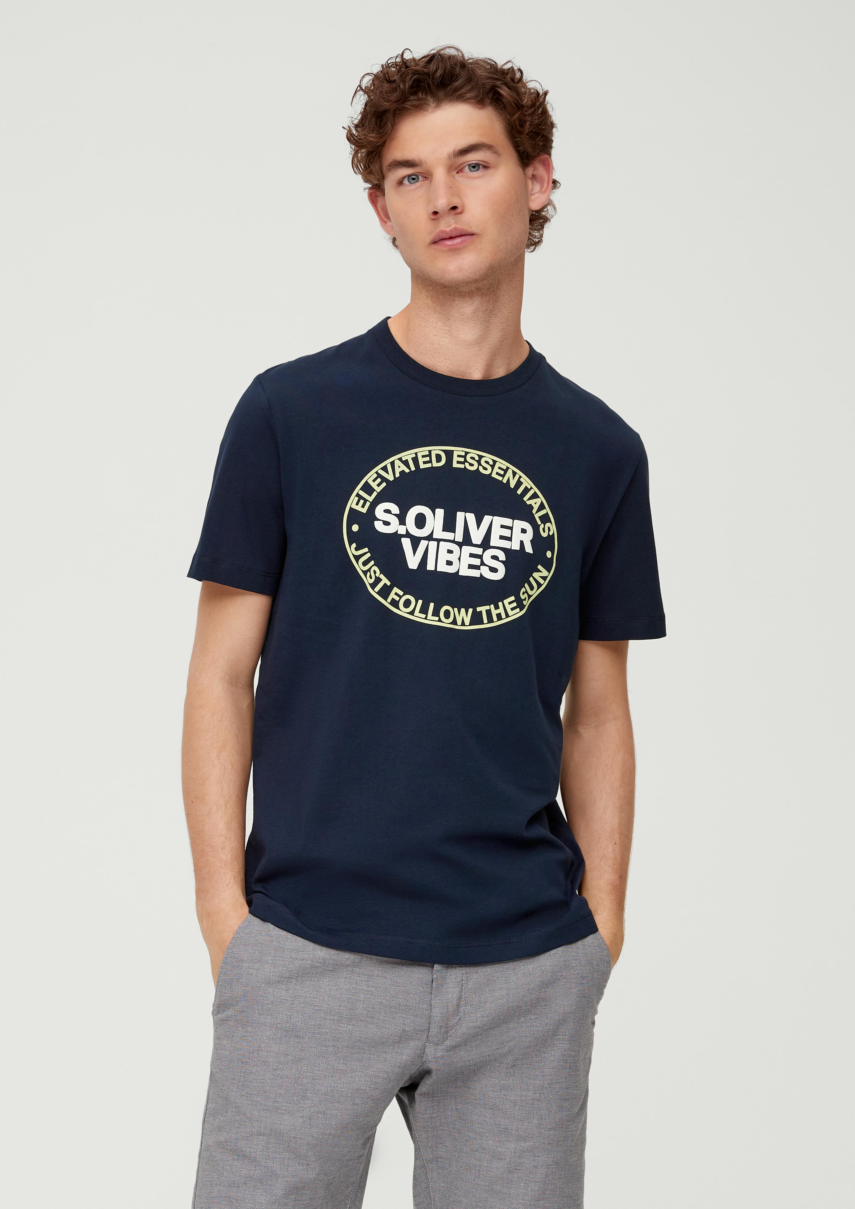 Baumwollshirt mit Frontprint  2131370-59D1