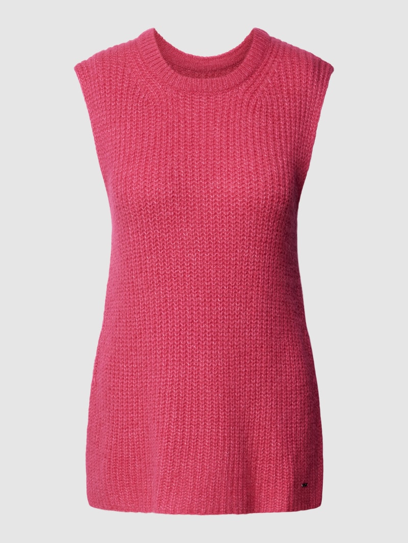Pullunder mit Label-Detail Modell 'Style.Elisa' in pink