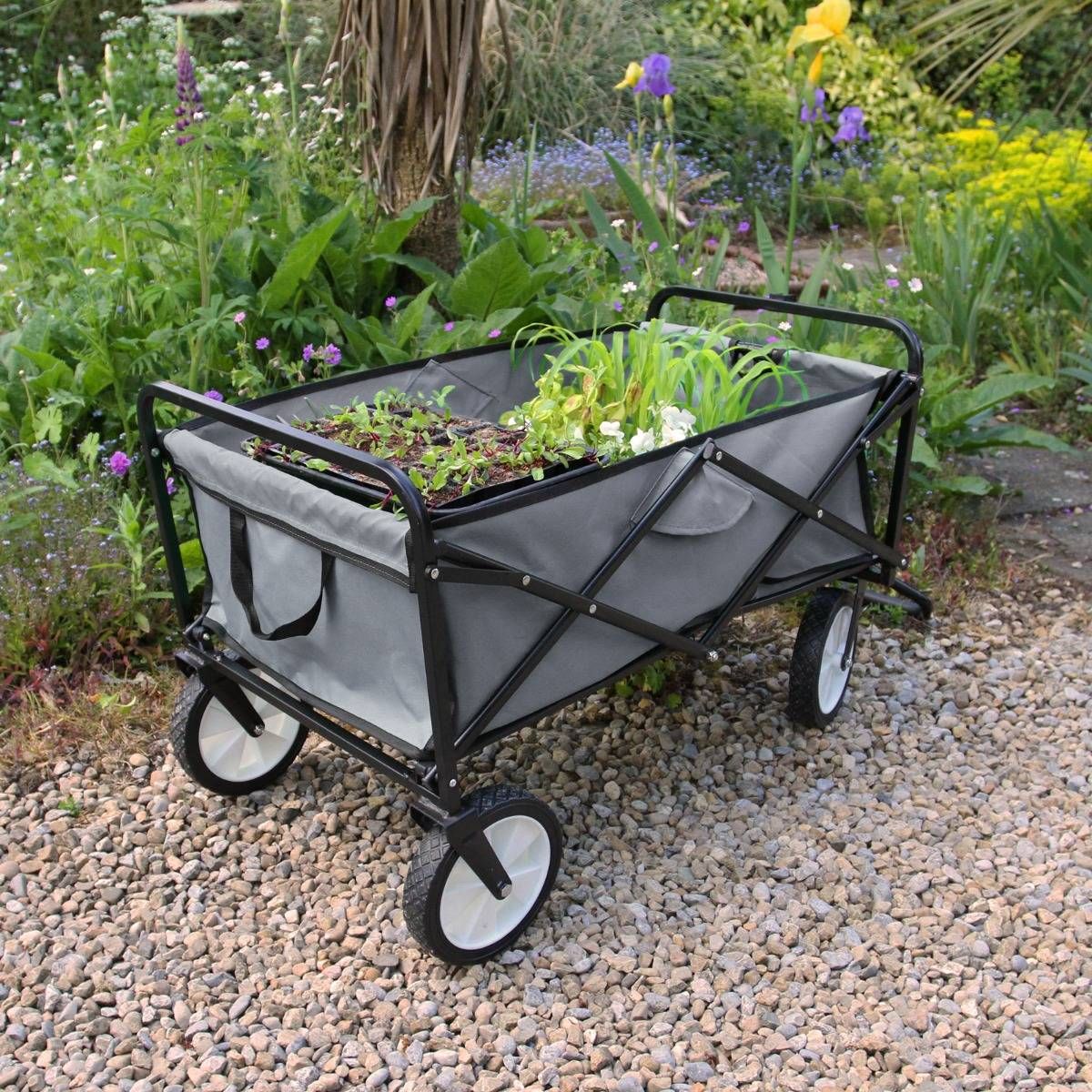 Monstershop Faltbarer Gartenwagen