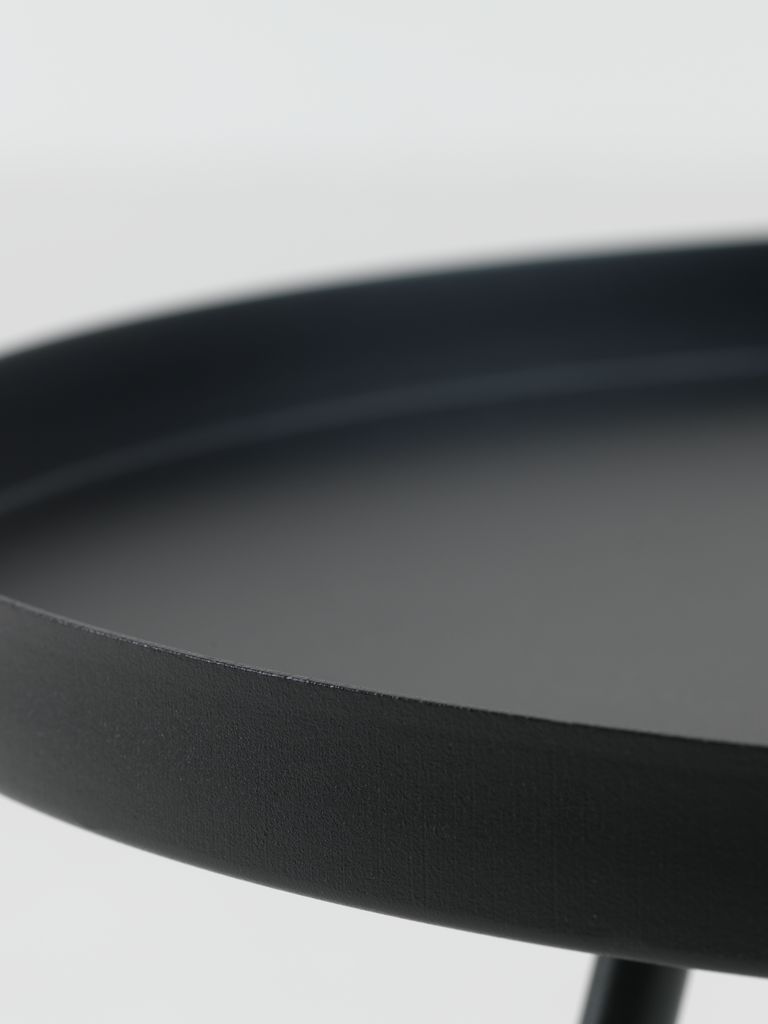 IDRE Table d'appoint IDRE Ø45xH52 noir