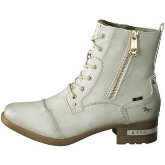 Mustang Schnürstiefelette in beige