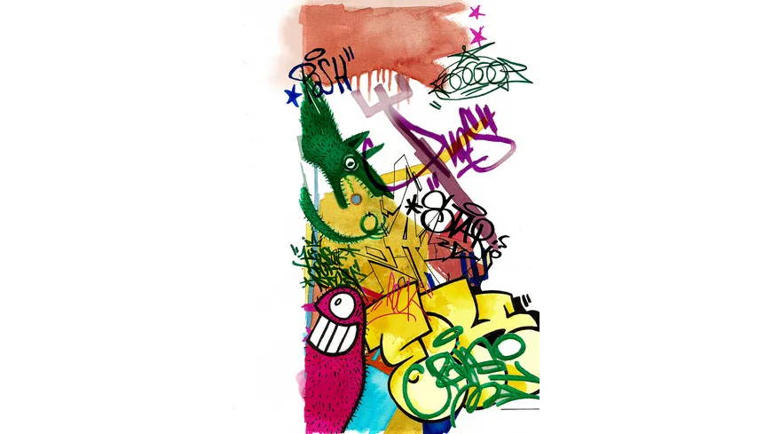 FABER-CASTELL Gofa Aqua Dual Marker Graffiti  6er Set