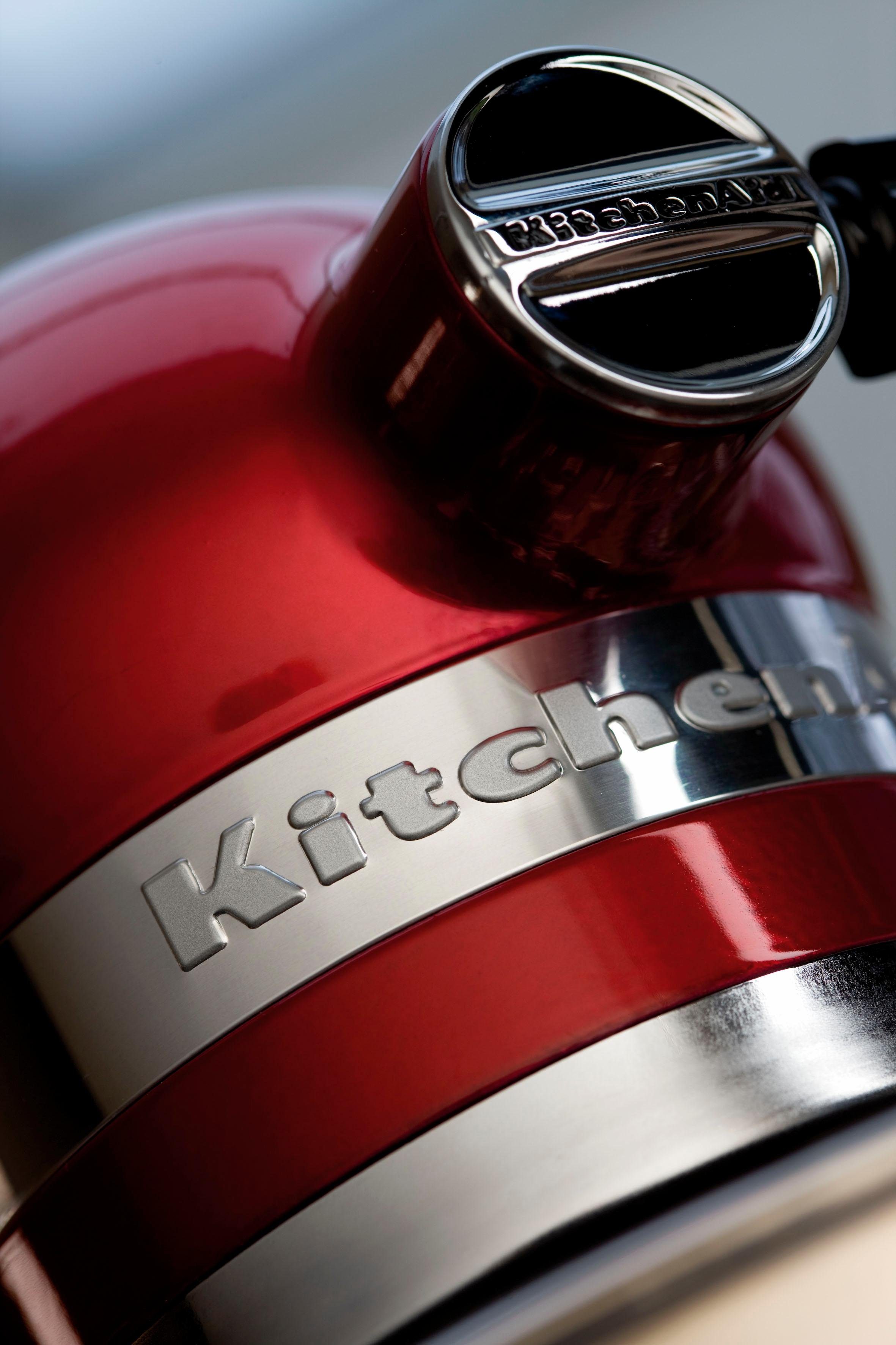 KitchenAid Küchenmaschine 5KSM175PSECA LIEBESAPFEL-ROT, 300 W, 4,8 l Schüssel, Gratis Wasserkocher, 2. Schüssel, Flexirührer (Wert ca. 347,-UVP)