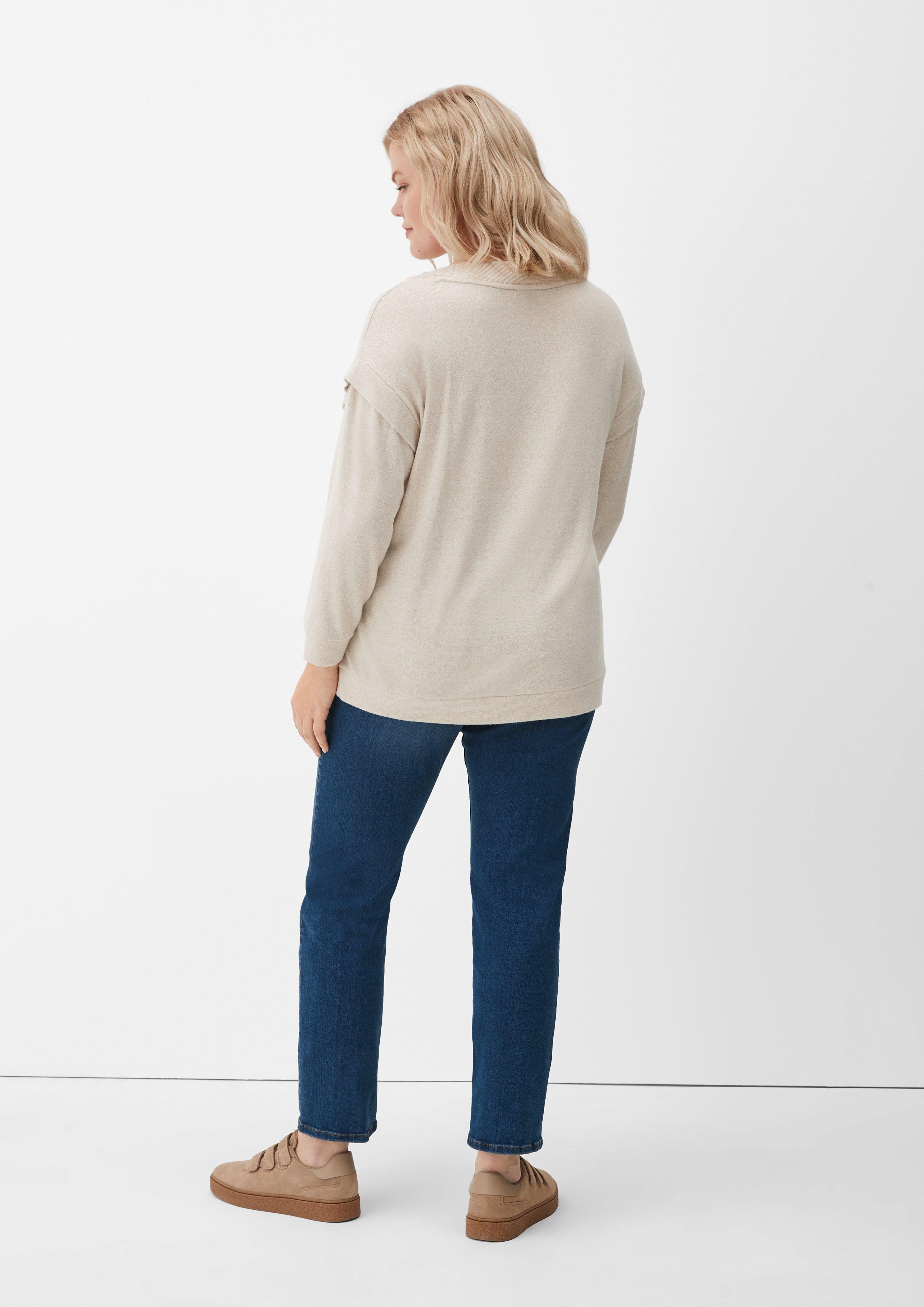 Longsleeve mit gelayerter Schulter  2121622-8214