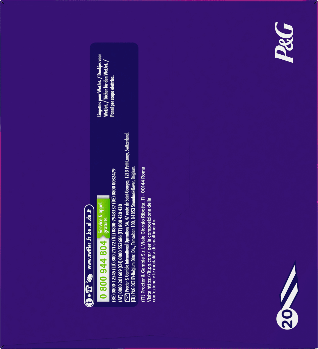 Bodentücher Wet Jet Nachfüllpack, 20 St