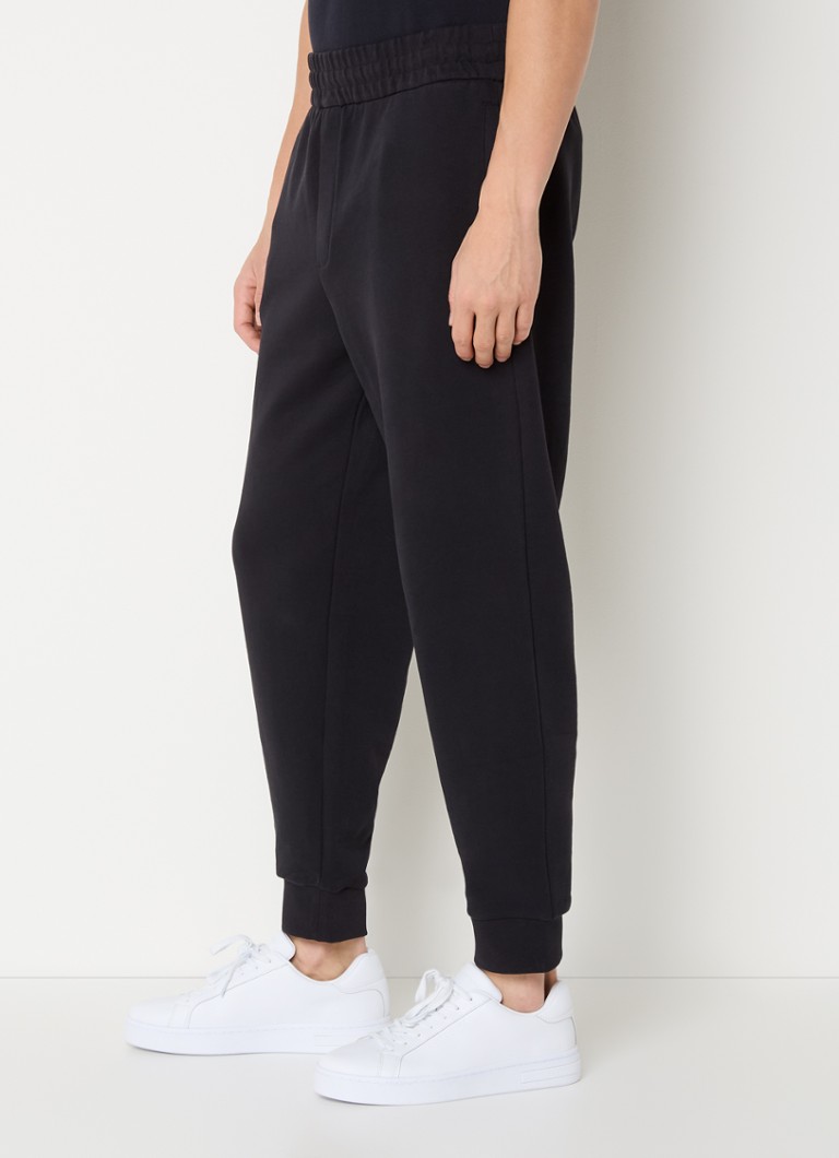 Armani Exchange  Tapered fit joggingbroek met steekzakken