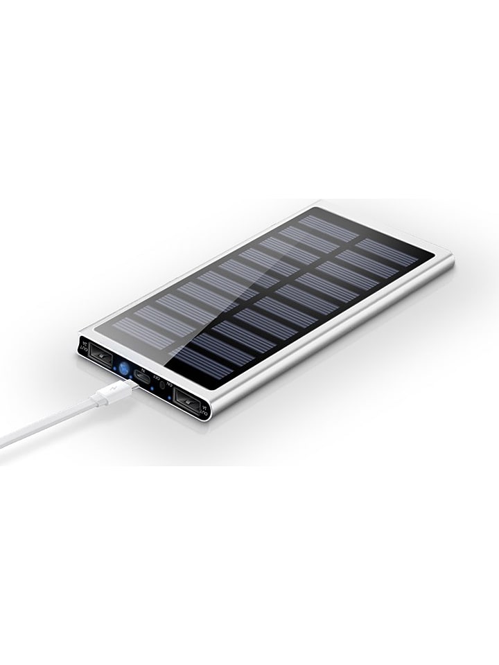SmartCase Solar-Powerbank in Silber - 20.000 mAh günstig kaufen onesize