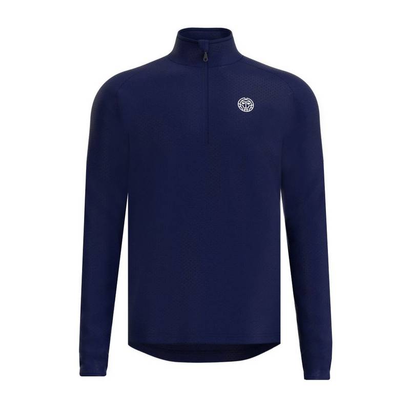 BIDI BADU Crew Longsleeve Tennisshirt Herren