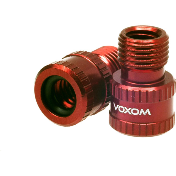 VENTILADAPTER VAD1 ROT, PRESTA ZU SCHRADER VENTIL - Fahrradzubehör