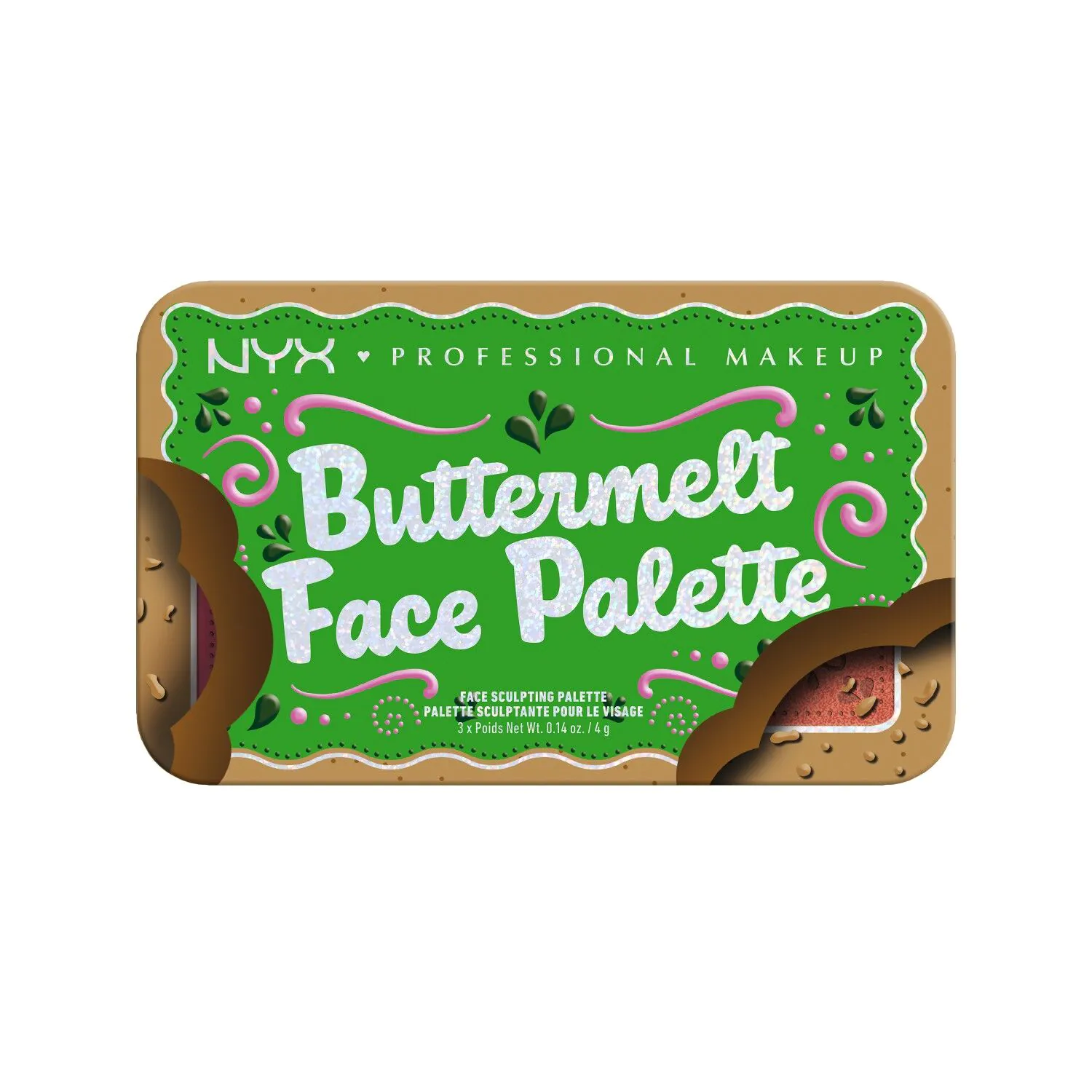 NYX Buttermelt veido makiažo paletė 02