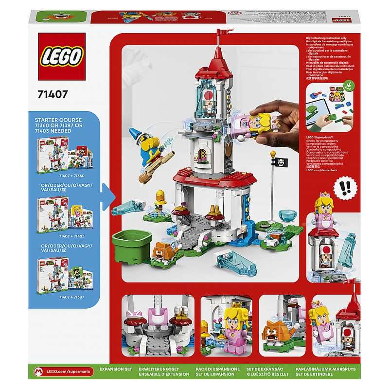71407 Ensemble d'extension la tour gelée et le costume de peach chat LEGO Super Mario