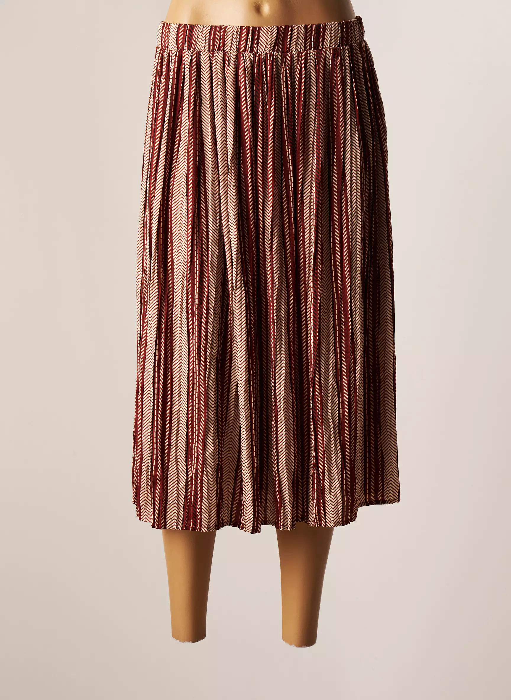 Vila Jupes Mi Longues Femme couleur marron