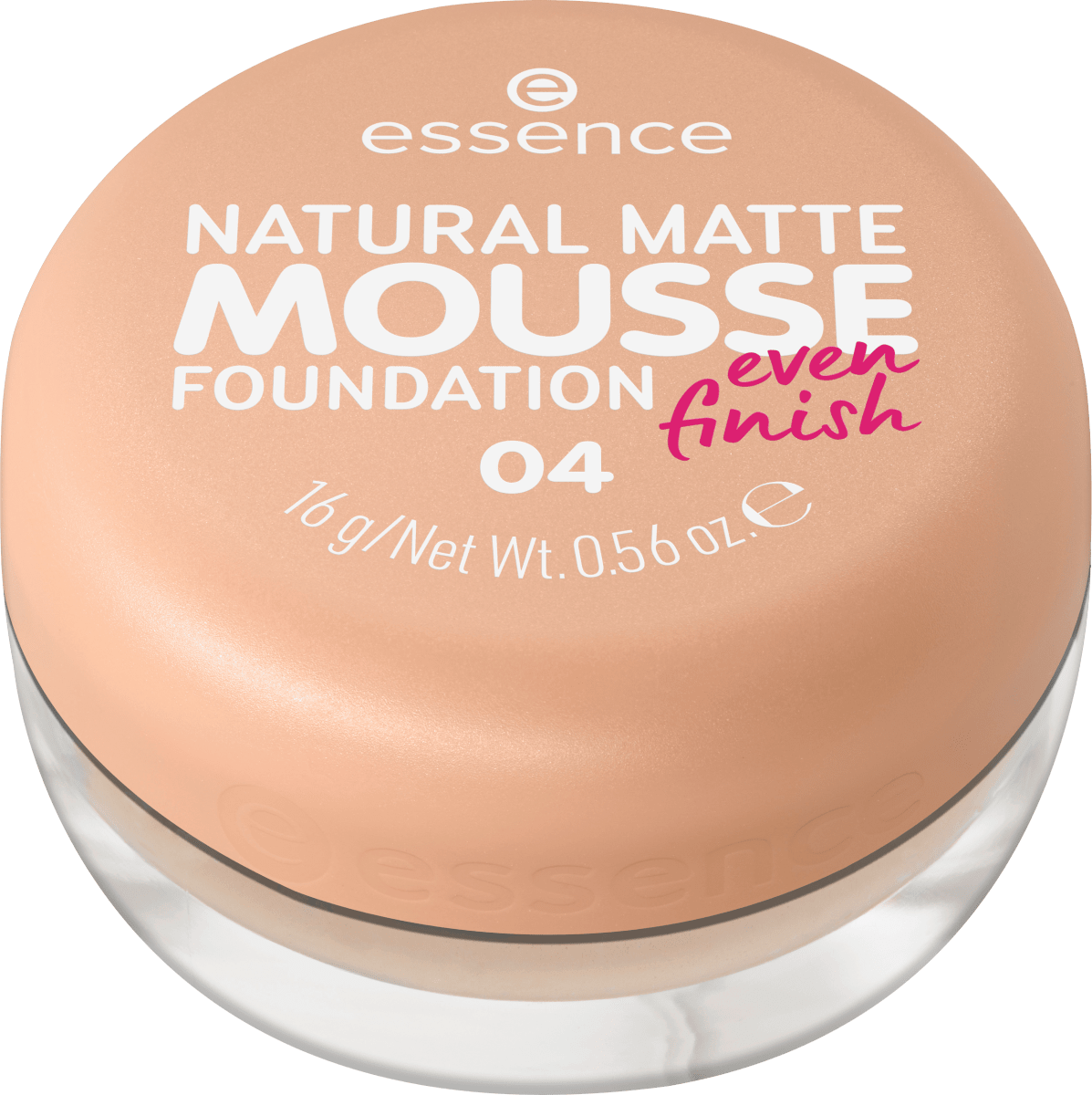 Foundation Natural Matte Mousse 04, 16 g